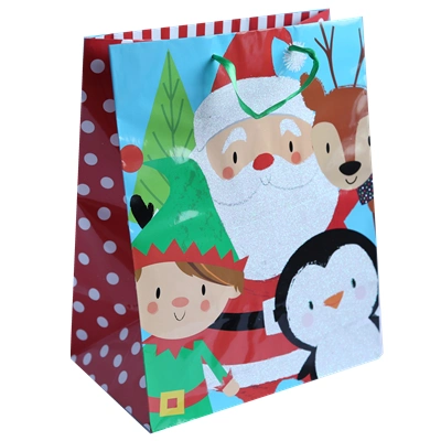 2022 Newly Designed Christmas Paper Gift Bags