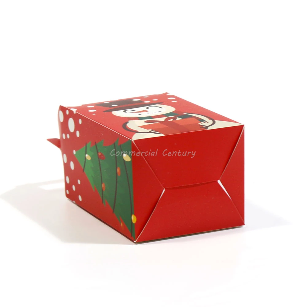 Wholesale Custom Christmas Gift Food Grade Paper Cake Boxes Clear Window Corrugated Wedding Party Birthday Cake Box Package