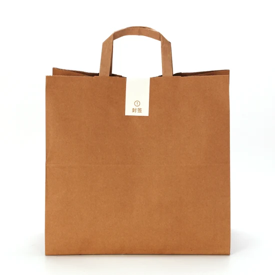 China Factory Fashion Promotional Paper Shopping Bag Custom Kraft Paper Bag