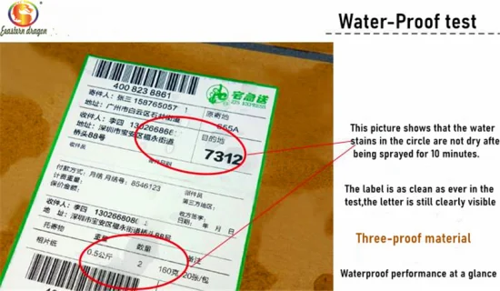 Eco-friendly Wholesale waterproof commodity and logistic color printing label