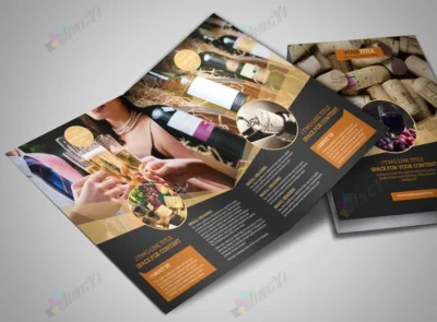 High Quality Half Fold 2 Panel Fold Flyer Brochure