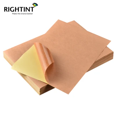 Adhesive Sticker Packaging Film Rightint Carton paper products food labels