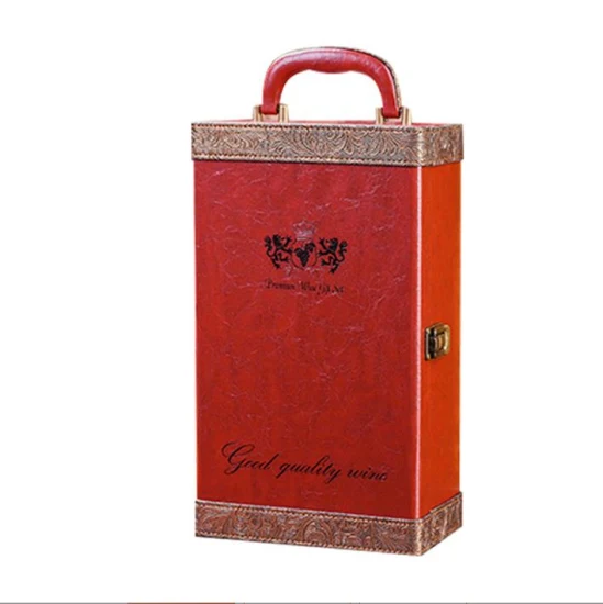 Custom Logo Printing High-Grade Packaging Box, Gift Box, Hand Box, Nutrition Box, Paper Box PU Leather Box with Handle